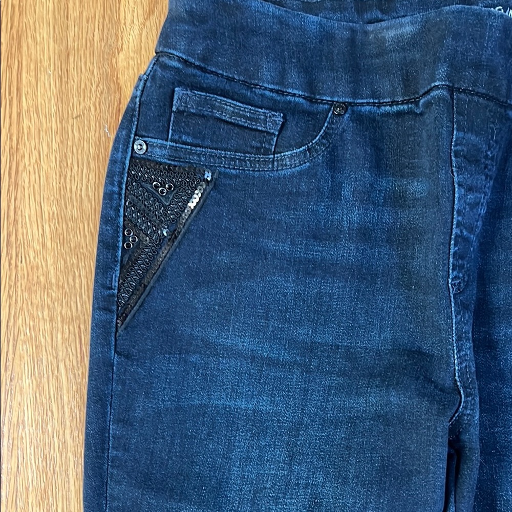 Chico's Sequin Ankle Jeans - Picture 4 of 10